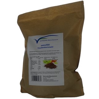 Traubenkernmehl 4000g im Kraftpapier-Standbodenbeutel