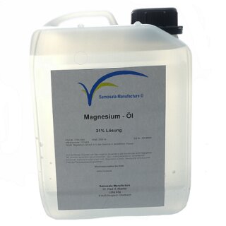 Magnesium Öl 31% - 2500ml HDPE-Kanister mit UN-Zulassung